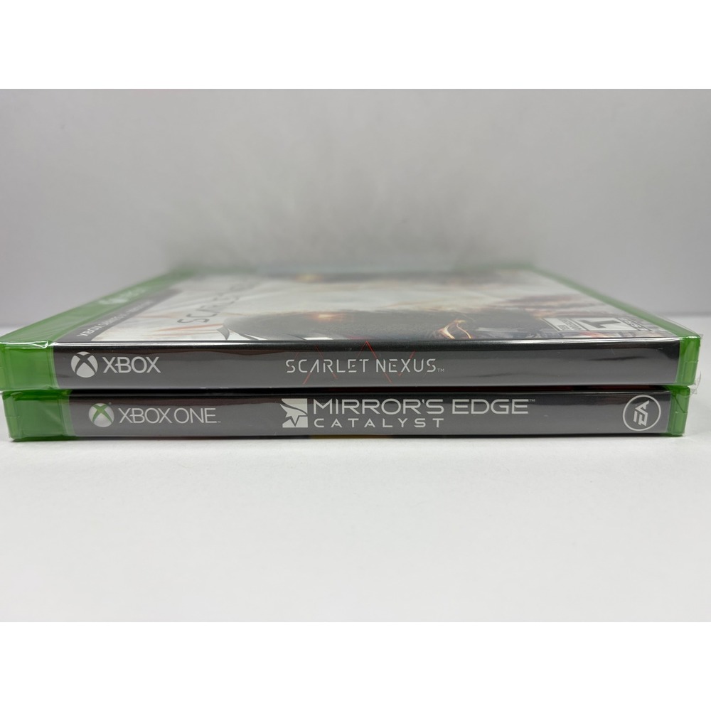 Xbox Game Lot Scarlet Nexus Series X One and Mirror's Edge Catalyst New Sealed